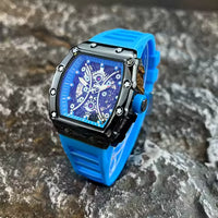 Montre pour hommes Lumière de marque de luxe Cadran en tonneau Night Glow Mode Montre de sport Horloge Reloj L146