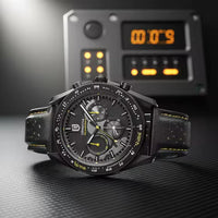 QINGXIYA Watch for Man Fashion Quartz Watch Leather Imperméable Luminous Skeleton Sport Chronograph Montres Montre Homme Hombre