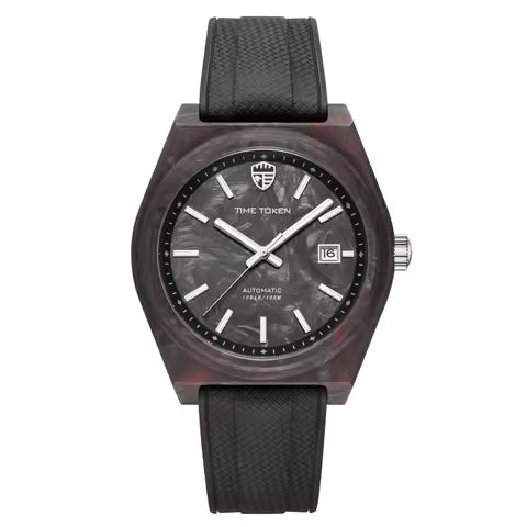 Nouvelle montre automatique en carbone 40 mm 2025 Montres de plongeur de luxe imperméables de 100 m à mouvement automatique pour plongeurs Men Watch